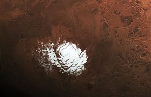 #фото дня | Редкий снимок марсианского Южного полюса