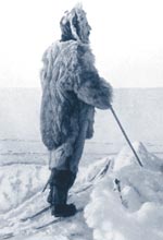 Руаль Амундсен на пути к покорению Южного полюса