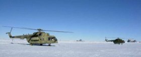 Вертолеты на Южном полюсе